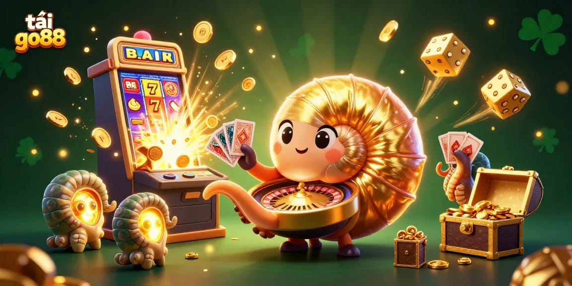 Spin the roulette with tải go88 in a vibrant 3D casino world filled with gold and excitement.