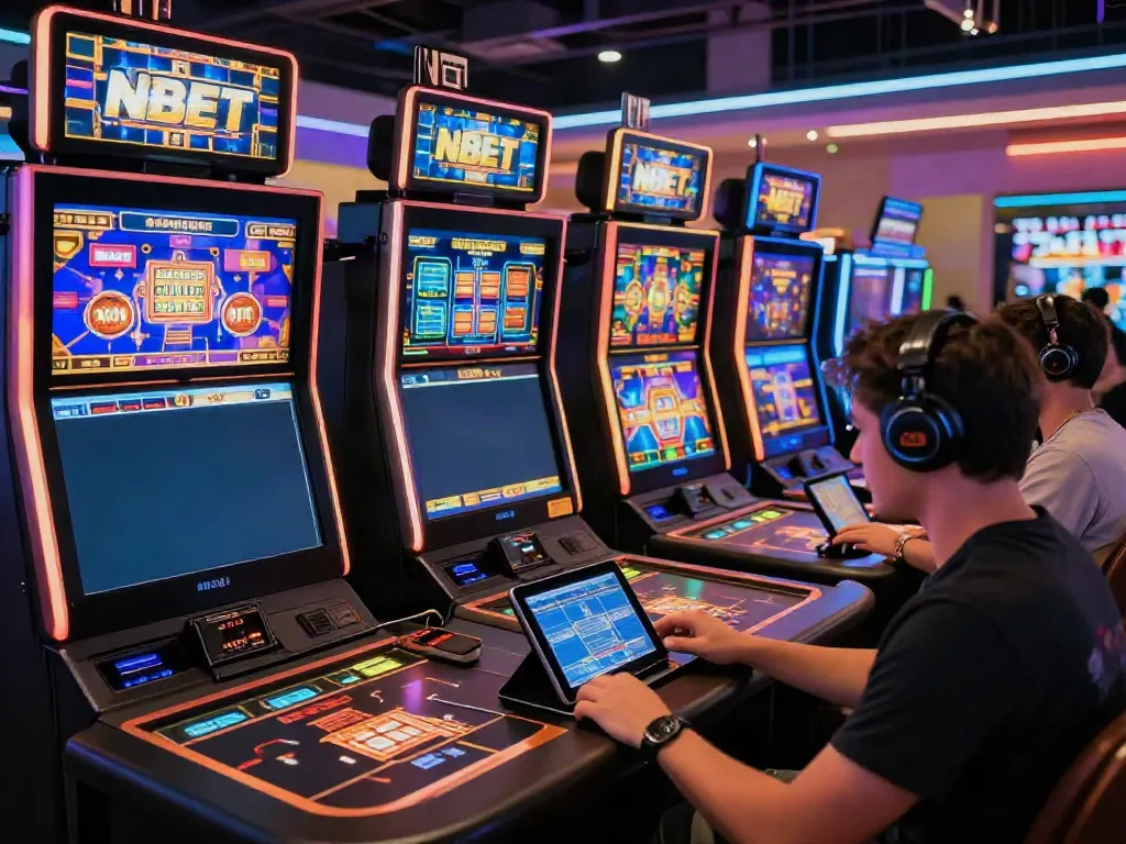 Exciting online gaming atmosphere showcasing NBET's vibrant casino experience.