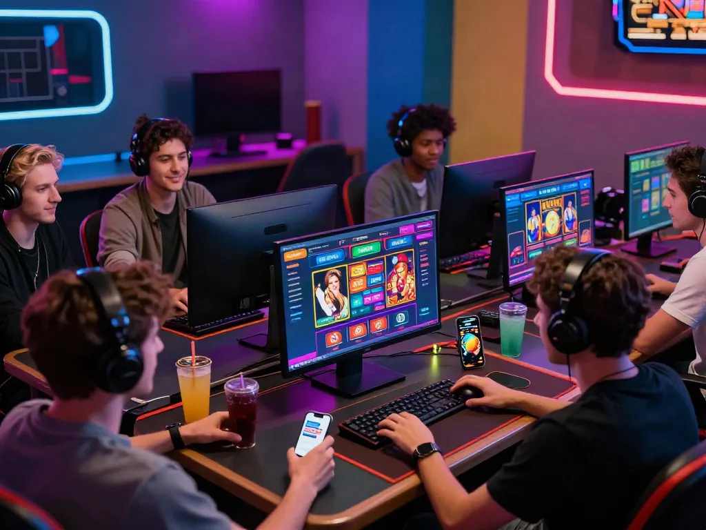 Exciting online gaming environment with players actively engaging in nhà cái da88 activities.
