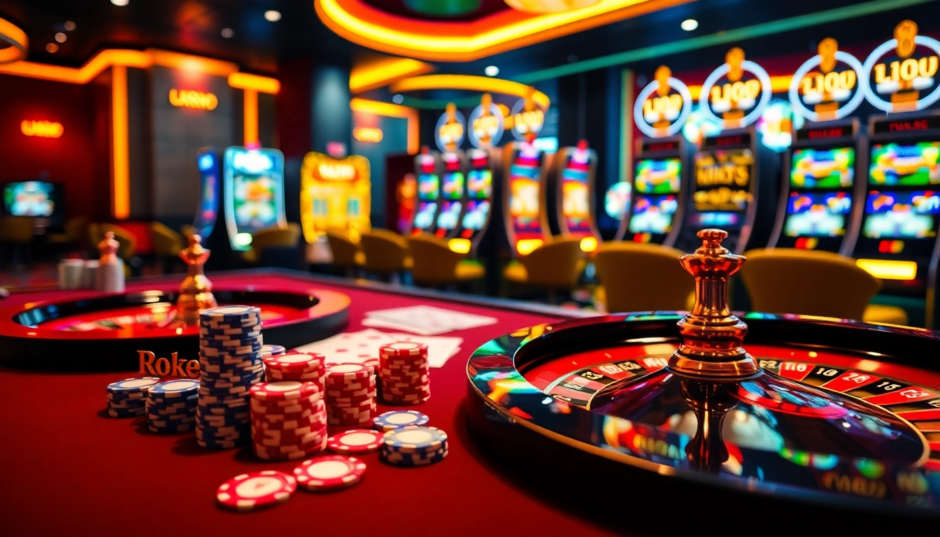 UU88 offers thrilling casino action with vibrant poker tables and colorful chips.