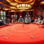 Experience thrilling bets at https://red88.hot/ with a luxurious Baccarat table scene showcasing excitement and strategy.