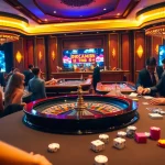 Experience the thrill of https://giaimagiacmo.online/ at an elegant roulette table surrounded by vibrant players.