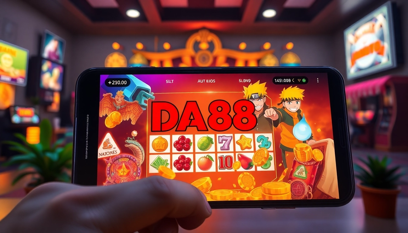 Explore the engaging online gaming experience at https://da88.media/ with vibrant slot game themes and a modern interface.