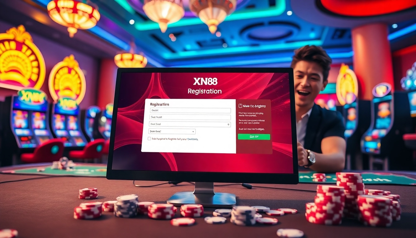 Registering at XN88 unlocks thrilling casino experiences with vibrant gaming elements.