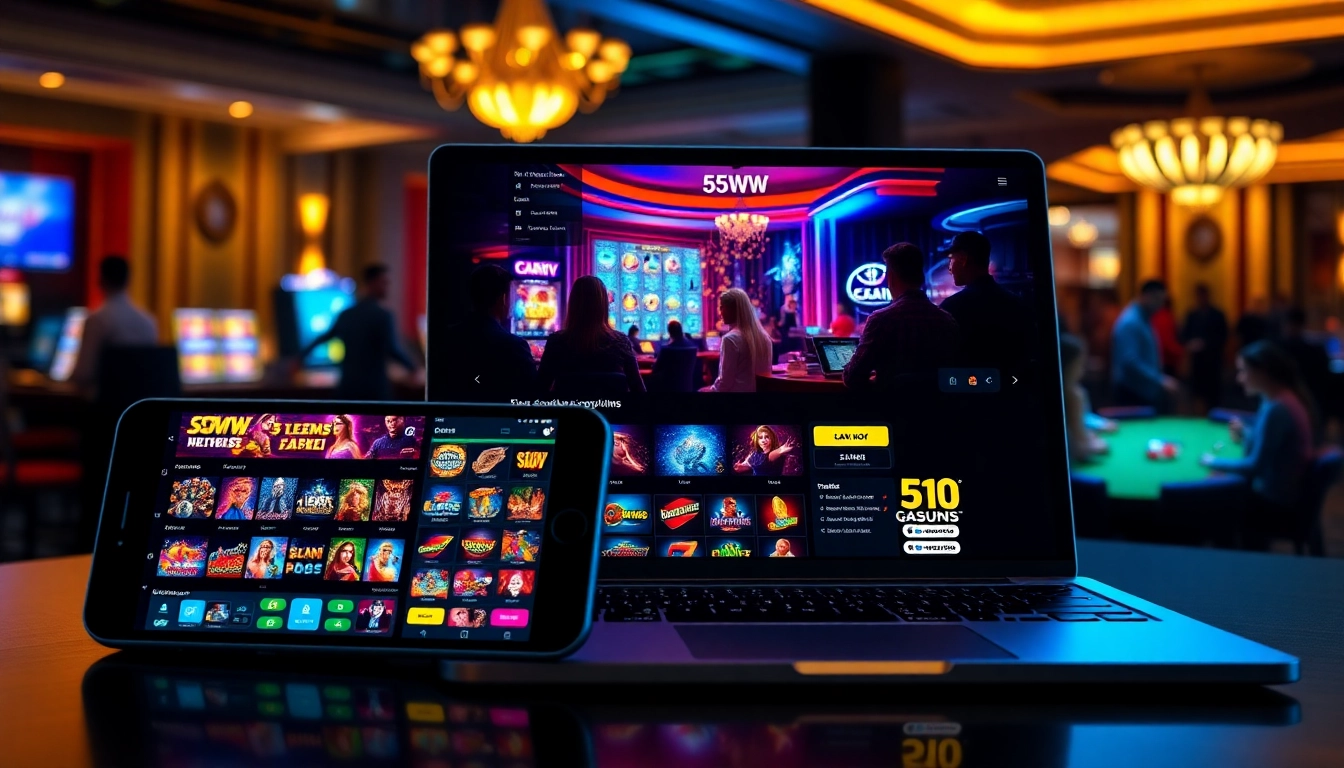Experience the excitement of 55WW online casino with engaging games and vibrant atmosphere.