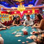 Exciting gameplay at game nn88 with vibrant casino tables and engaging players.
