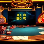 Engaging scene of kèo nhà cái displayed in a luxurious casino setting with vibrant poker chips and roulette wheels.