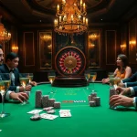 Players strategize at a poker table at Nhà cái 32win, showcasing exciting card plays and high-stakes action.