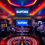 Experience excitement at SLOT365 with thrilling slot machines and professional dealers.