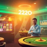 Experience 222O, the trusted online betting platform, showcasing vibrant games and friendly support.