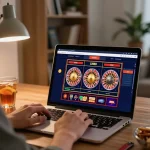 CM88 online gaming interface displayed on laptop, engaging player in a modern setup