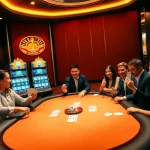 Experience the dynamic gaming atmosphere with poker and slots at https://mm88-mm888.com/, showcasing diverse gambling options.
