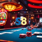 Experience thrilling moments at S8 casino with energetic gameplay and vibrant gambling elements.