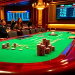 Experience the thrill of betting with IQ88 at a vibrant casino table.