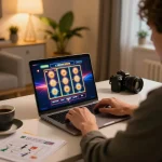 Engage with vibrant slots at https://rr88.navy/ in a cozy home gaming setup.