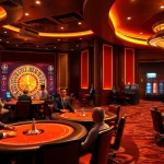 KJC offers a vibrant casino experience with poker tables, slot machines, and roulette wheels.