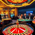 Experience lively gameplay at https://11bett.one/, showcasing a vibrant casino atmosphere filled with excitement.