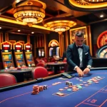 Trải nghiệm hành động poker đầy hồi hộp với KO66 tại bàn casino sang trọng đầy chip.