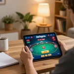 Play casino games on iwinpro app with immersive tablet experience in cozy home