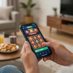 Player immersed in gaming on CM88 app for an engaging casino experience