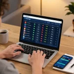 SBOBET88 taruhan olahraga di laptop menunjukkan pilihan taruhan di lingkungan rumah yang nyaman, meningkatkan pengalaman bermain.