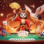 Experience exciting GVUI đá gà action in a vibrant cockfighting arena filled with energy and colorful game elements.