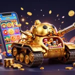 Experience thrilling wins with 88aa1 in a vibrant 3D casino scene featuring games and excitement.