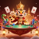Experience the excitement at 88aa1 with a vibrant casino scene featuring poker tables, chips, and thrilling characters.