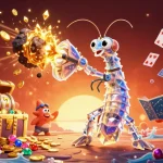 Engage in the thrilling casino action with 100win1, featuring a galactic shrimp and treasure explosion.