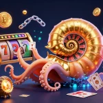 Experience thrilling games at vf555 with vibrant 3D casino graphics and crypto elements.