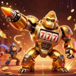 Experience big wins with 11bet in a vibrant casino scene featuring dynamic gaming elements.