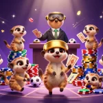 Engaging meerkats operating a lively kèo nhà cái sports betting scene