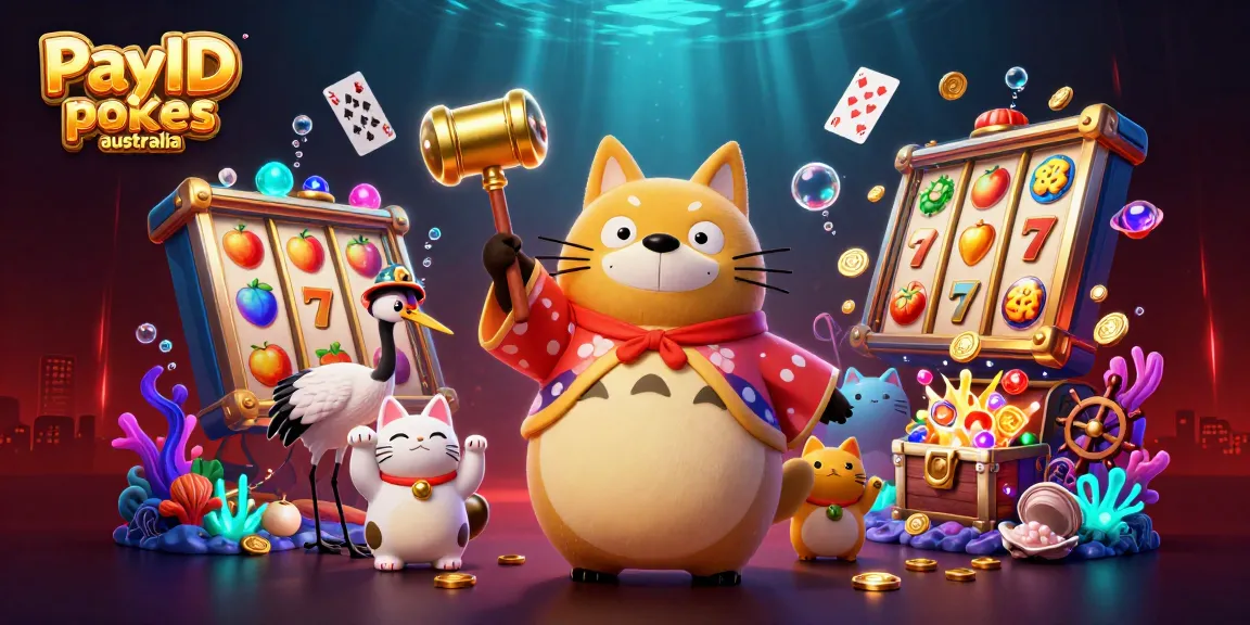Join the excitement of PayID pokies Australia with vibrant characters and slot action!