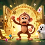 Engage with sunwinx in a haunted casino featuring a ghostly puppy tracking a jokester monkey.