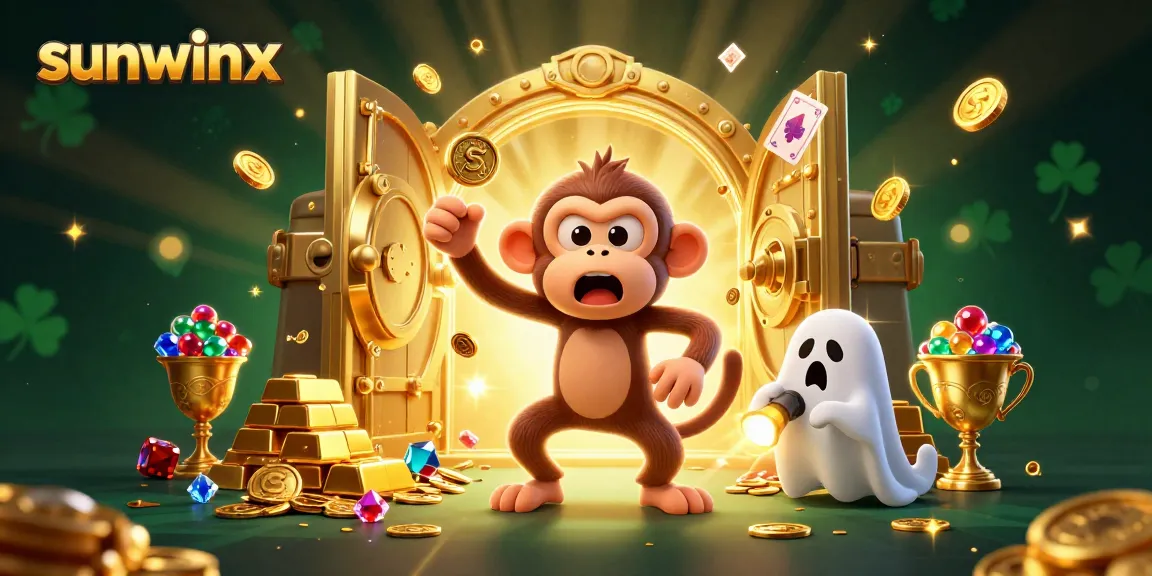 Engage with sunwinx in a haunted casino featuring a ghostly puppy tracking a jokester monkey.