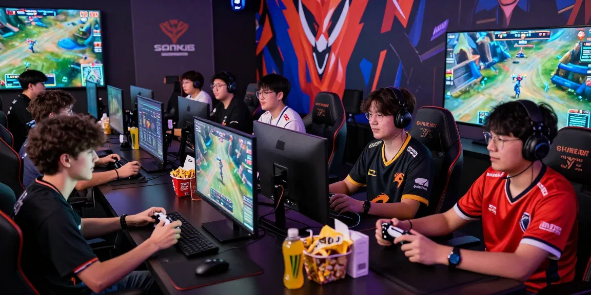 Exciting esports fans engaged in tournament atmosphere at https://proplay88.uk.com/ with vibrant lighting and gaming displays.
