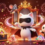 Engage with mb66 at a vibrant casino scene featuring whimsical characters and dynamic gaming elements.
