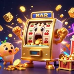 Experience the excitement of five88 com as golden slot machines celebrate a jackpot in a vibrant casino scene.