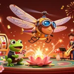 Spin the reels at lu88 com, where a vibrant casino scene comes alive with luck and excitement.
